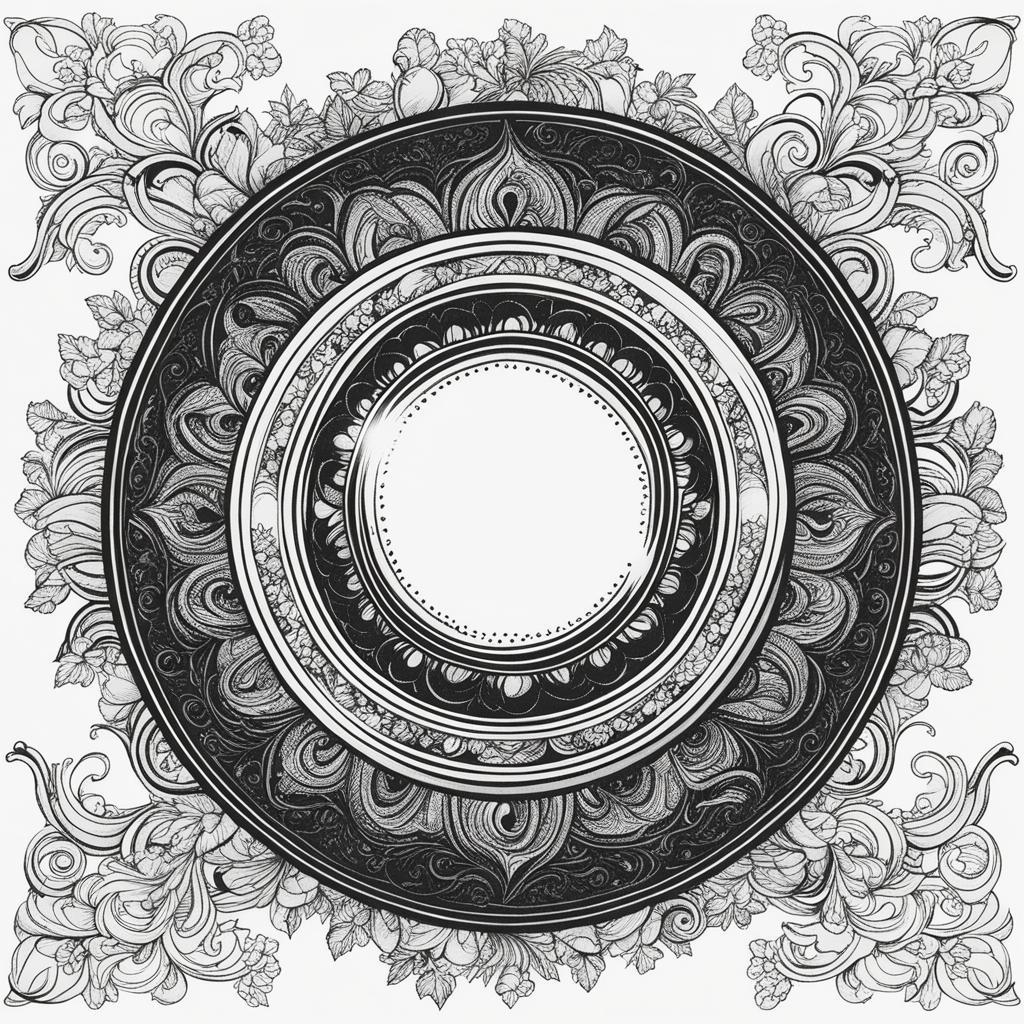 sun clipart black and white - radiating simplicity and elegance. 