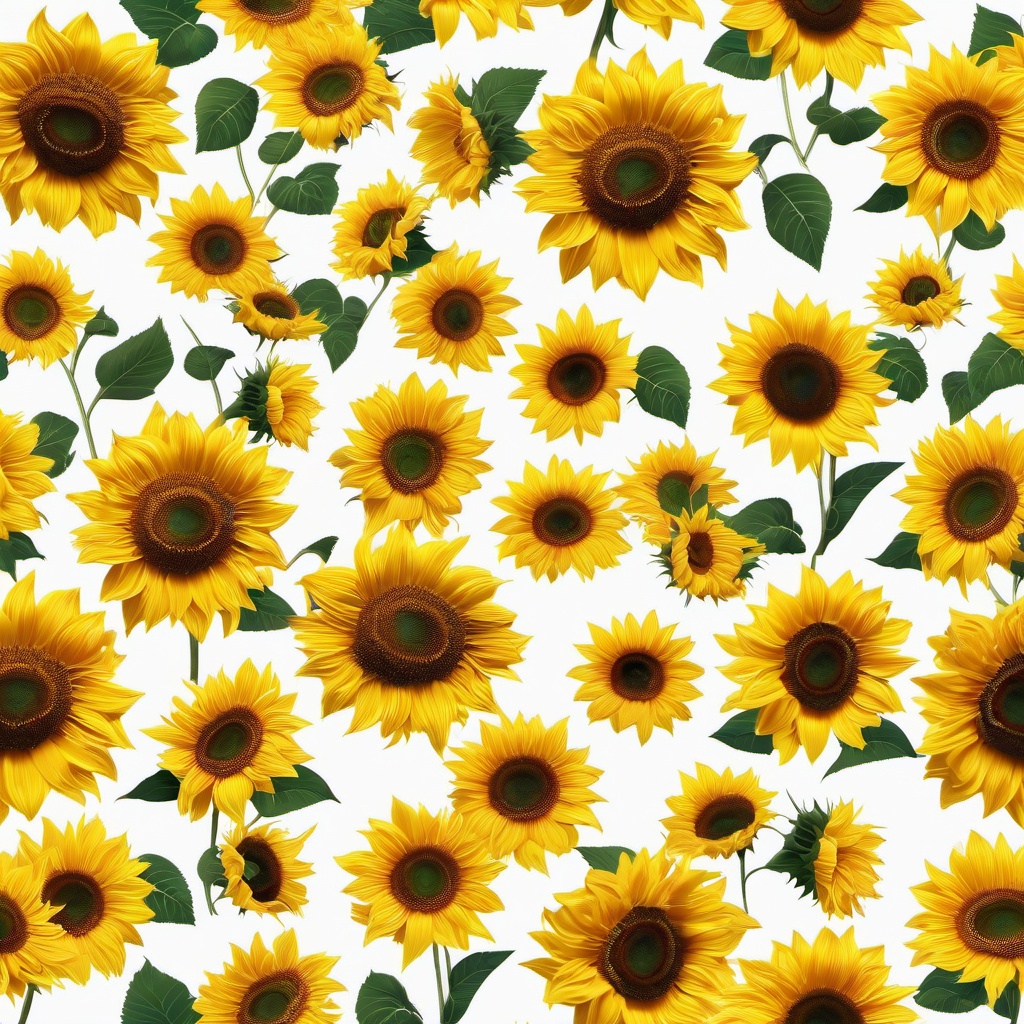 Sunflower Background Wallpaper - sunflower with white background  