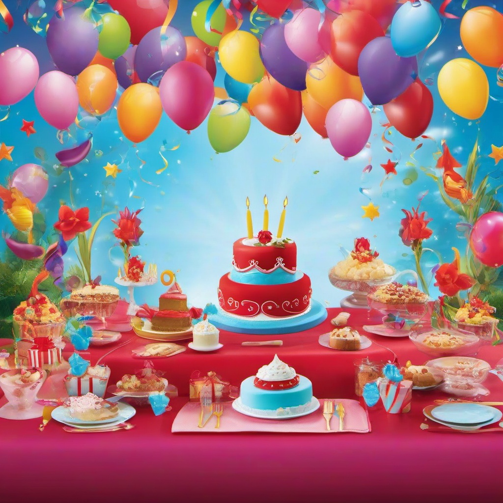 Party Background Wallpaper - ariel birthday background  