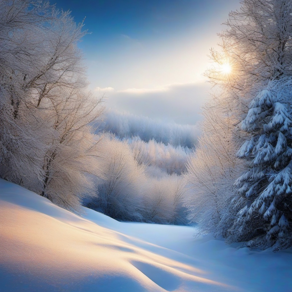 Snow Background Wallpaper - winter backdrop for photography  