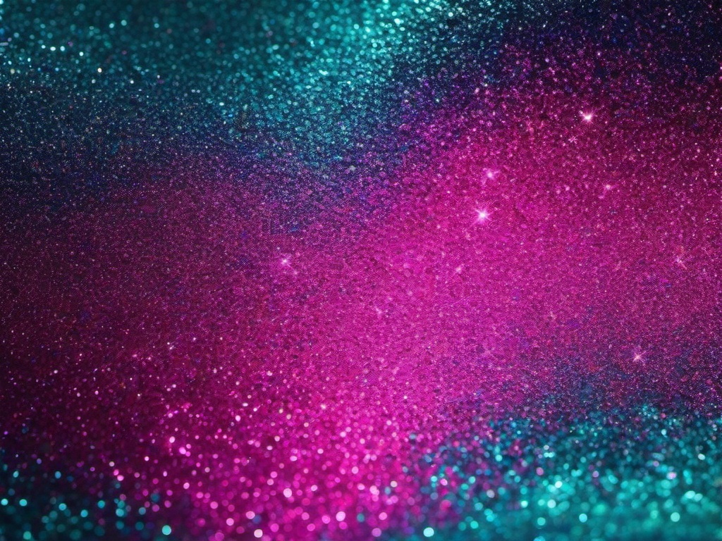 Turquoise And Pink Glitter Background  