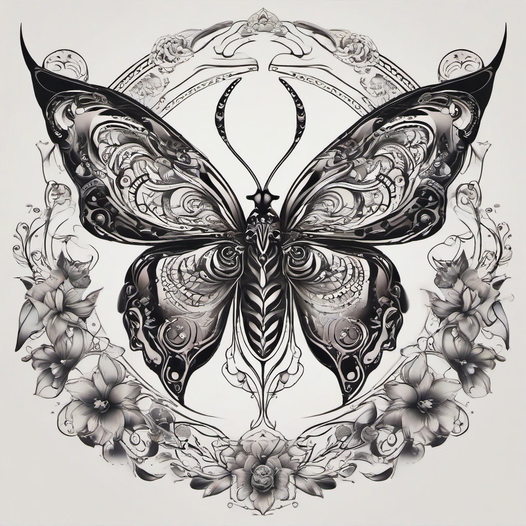 taurus butterfly tattoo  