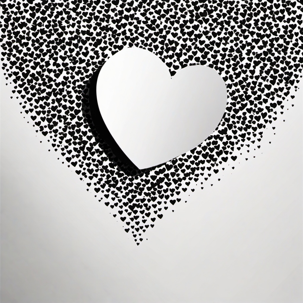 Heart Background Wallpaper - white background black heart  