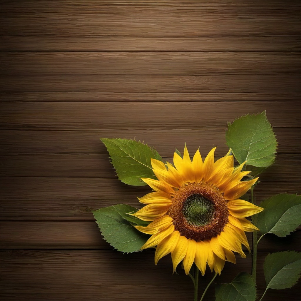 Wood Background Wallpaper - sunflower wood background  