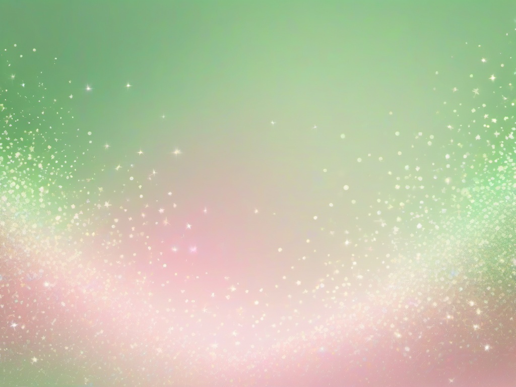 Pink Green Background-Pale pink fading into pastel green with soft sparkles, giving a whimsical touch  background wallpaper