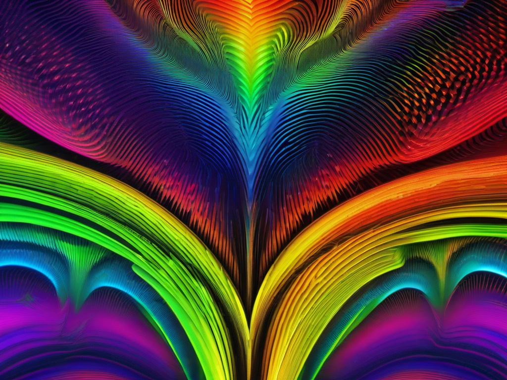 Rainbow Trippy Wallpaper  