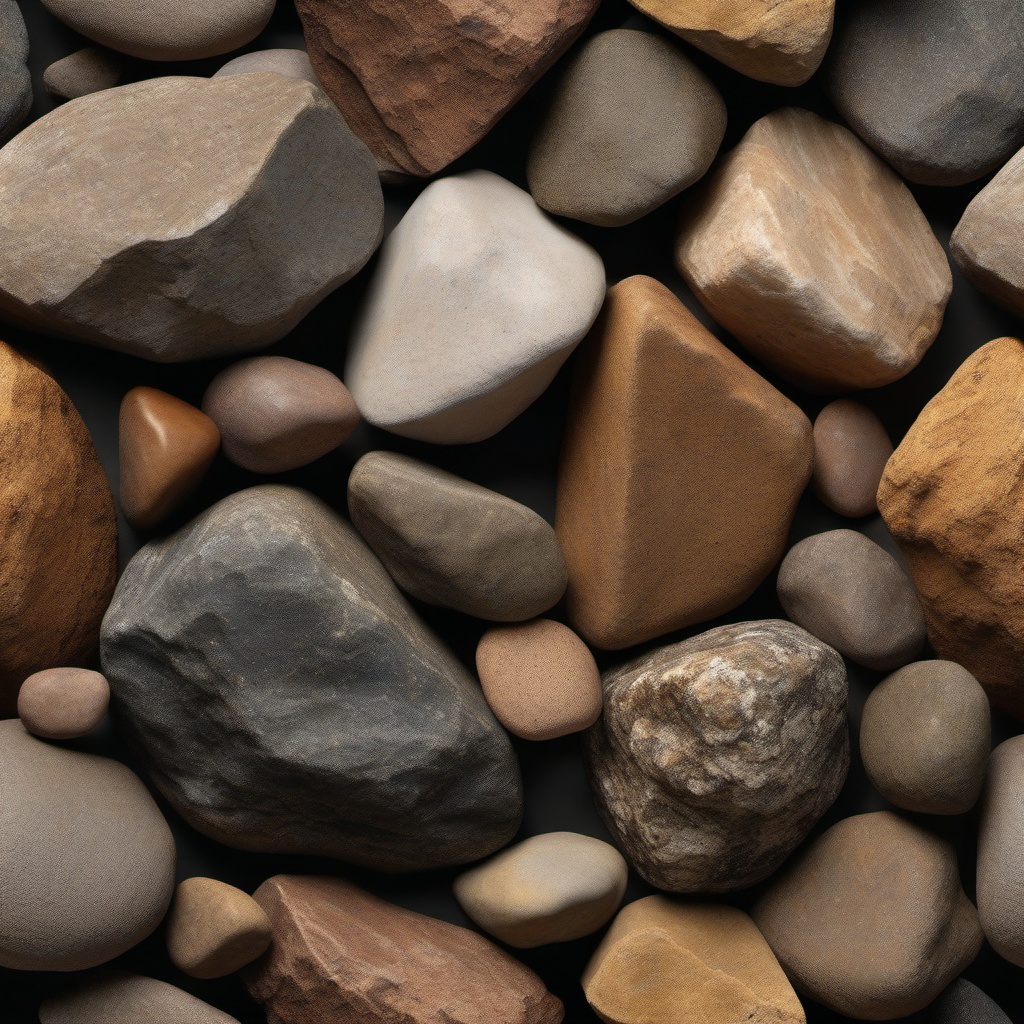 Rocks with a weathered, textured appearance in earthy shades top view, product photoshoot realistic background, hyper detail, high resolution