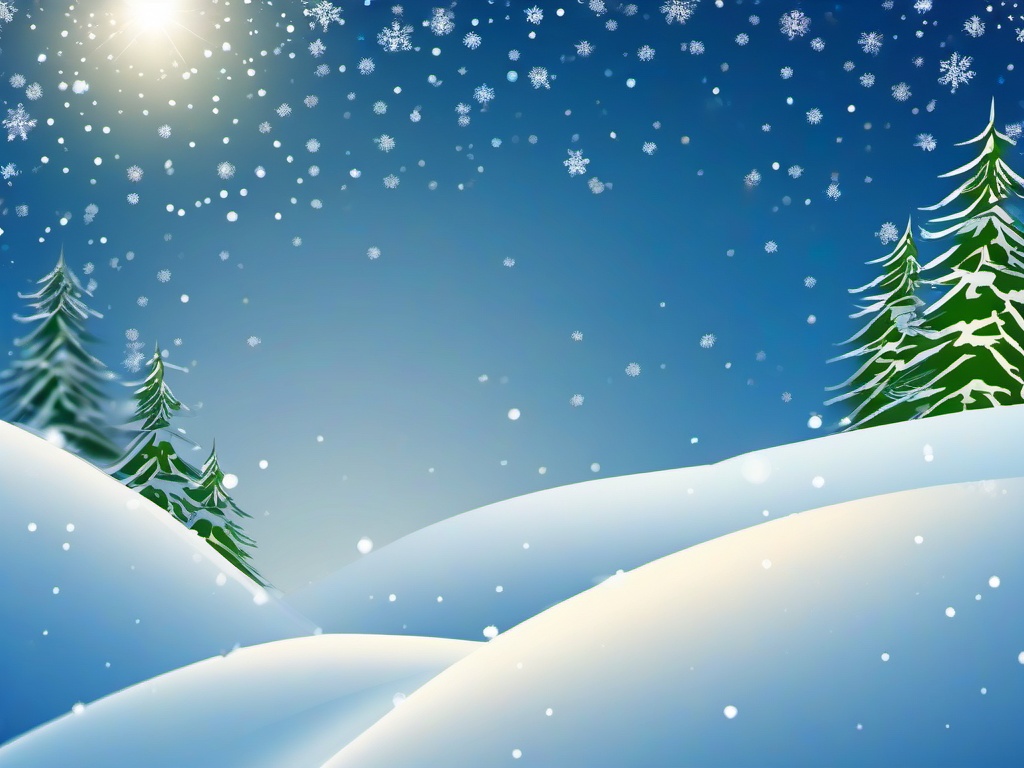 Xmas Snow Background  