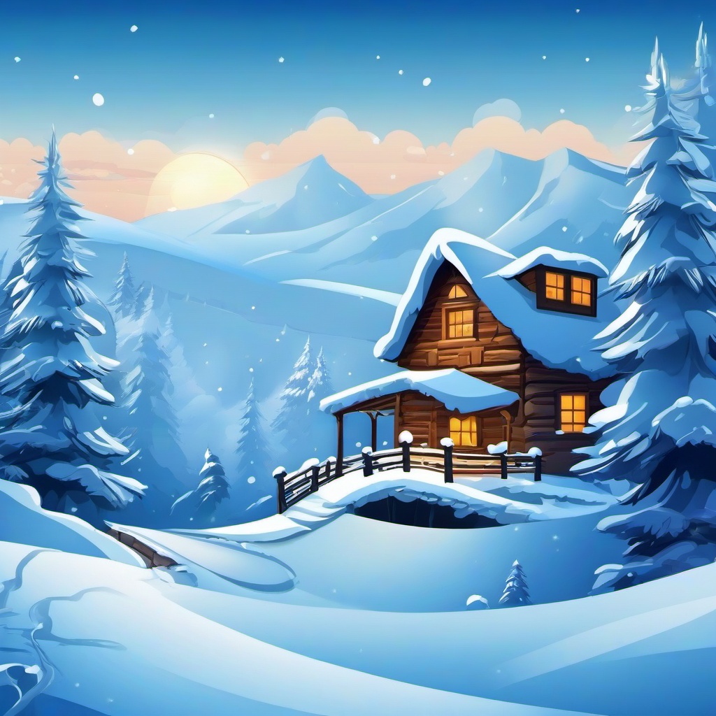 Winter background wallpaper - winter background cartoon  