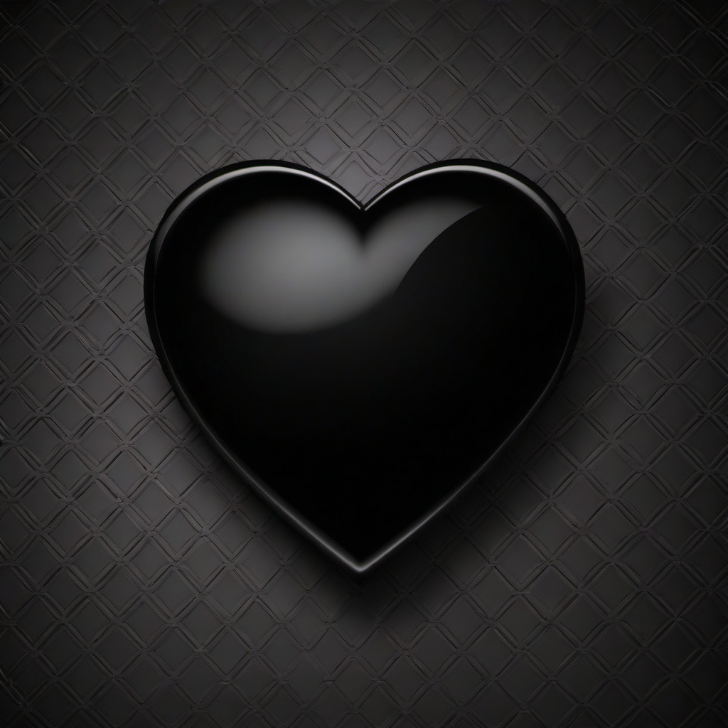 Heart Background Wallpaper - black heart with black background  