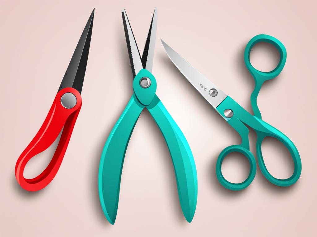 scissors clipart - precision scissors, poised to snip, a trusty companion in creativity 