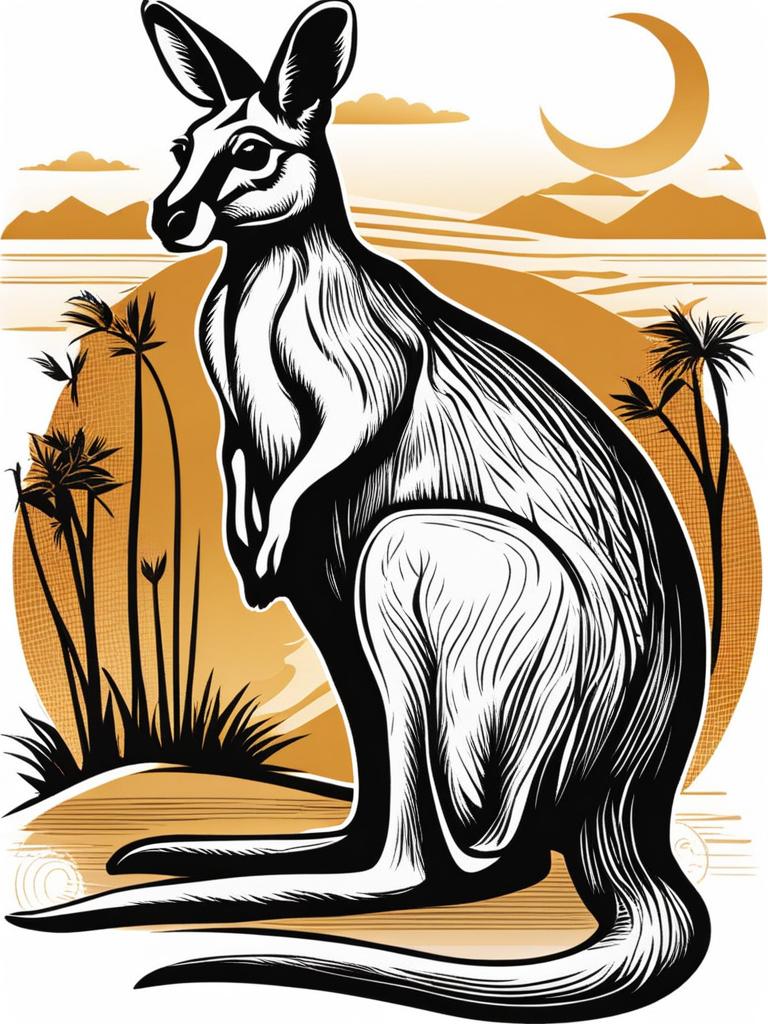 kangaroo clipart 