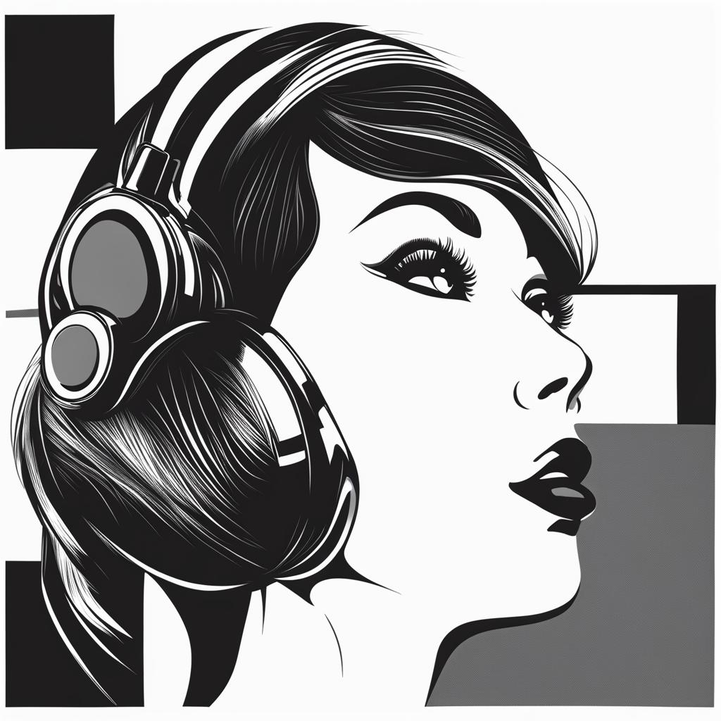 ear clipart black and white 