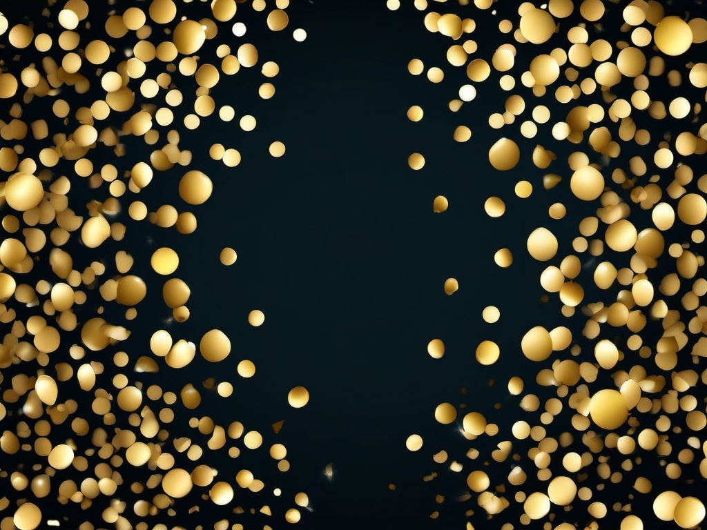 Gold Confetti Background - Gold confetti for a festive background.  background wallpaper