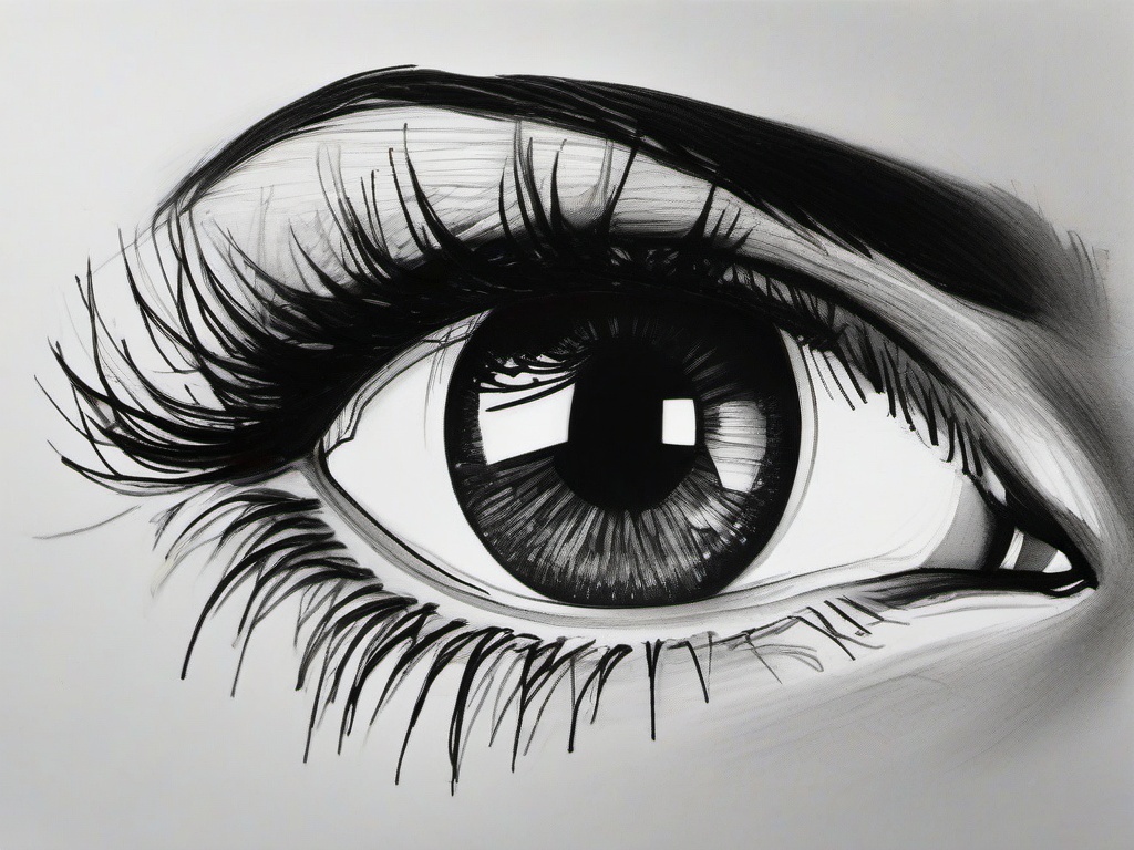 drawings of eyes easy  minimal rough sketch scribbles,doodles,black and white