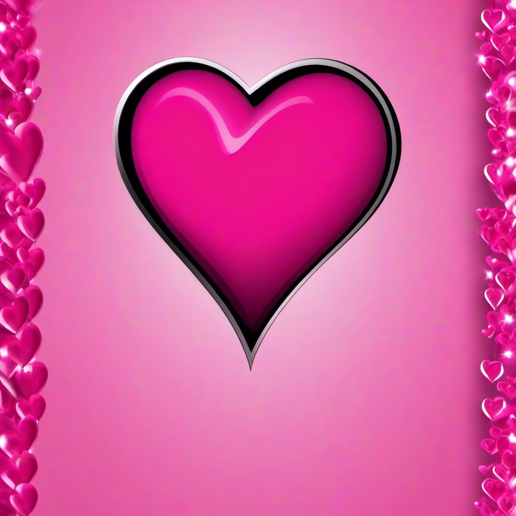 Heart Background Wallpaper - y2k pink heart background  