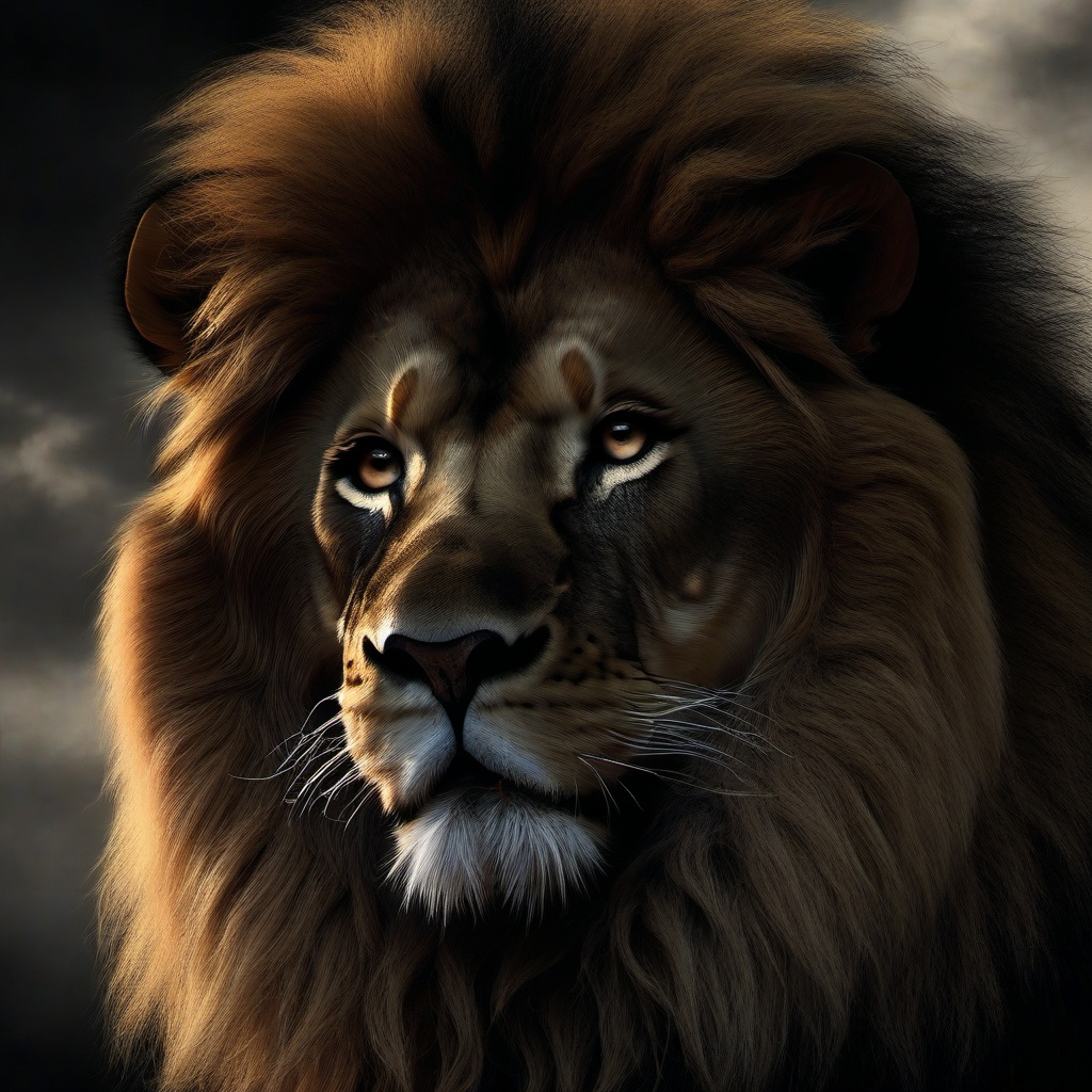 Lion Background Wallpaper - dark wallpaper lion  