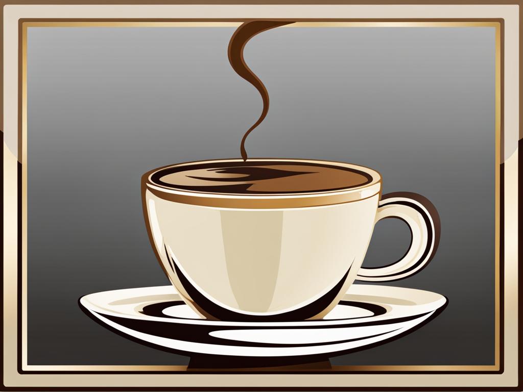 coffee clipart: steaming cup of coffee inviting a sip. 