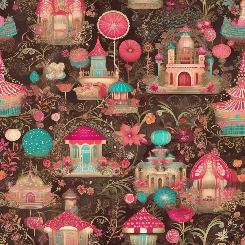 Fantasy Wonderland Cute Backgrounds intricate details, patterns, wallpaper photo