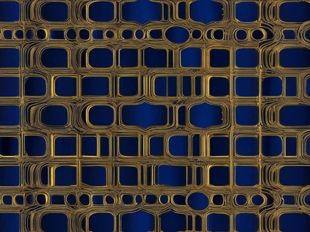 Blue And Gold Background - Classic, royal blue with gold accents for a refined style.  background wallpaper