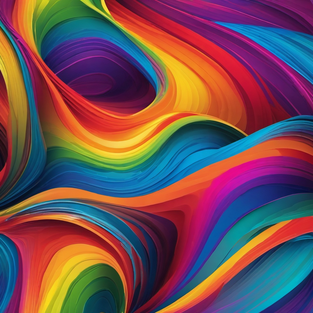 Color Background - Rainbow of Vibrant Hues  intricate patterns, splash art, wallpaper art