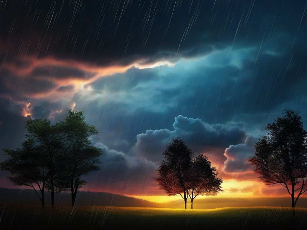 Rainy Sky Wallpaper  ,desktop background wallpaper