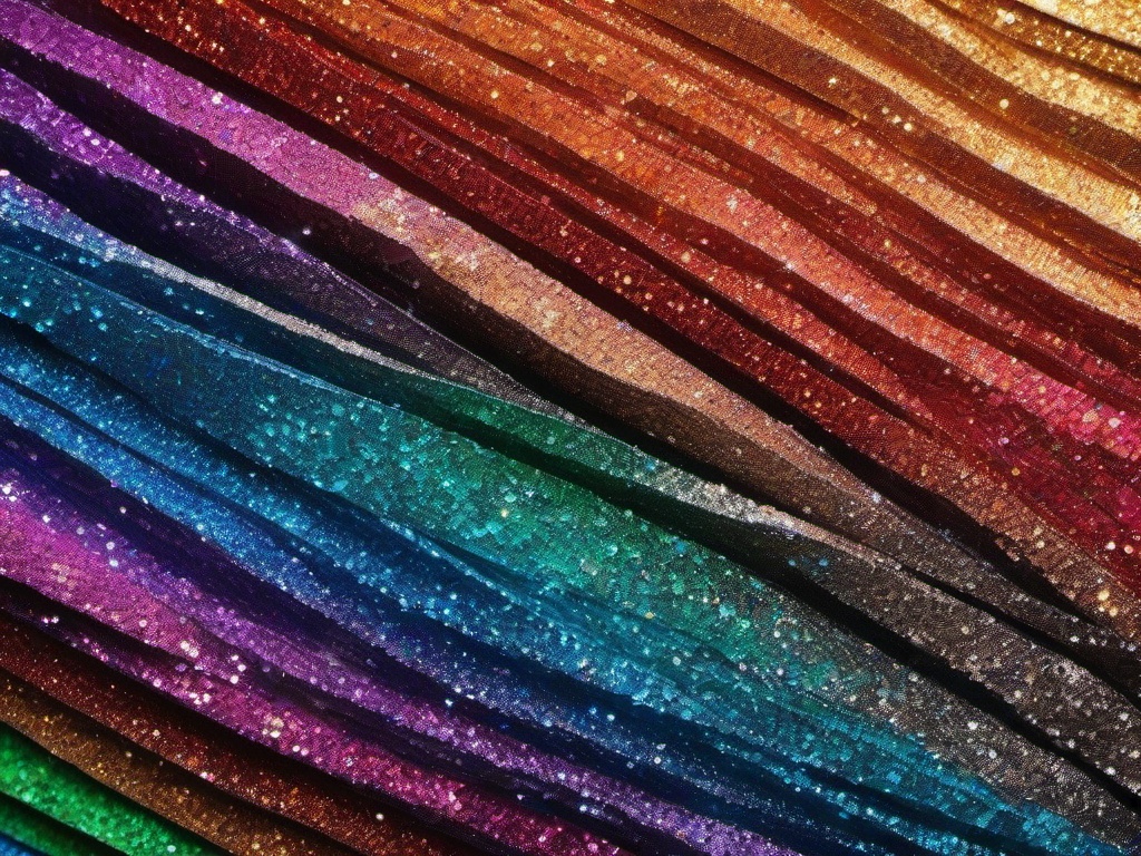 Rainbow Ombre Glitter Background  