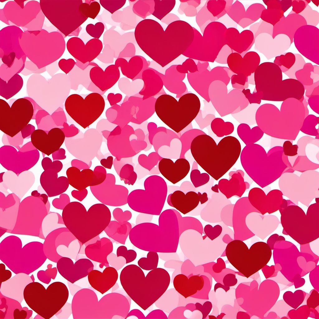 Heart Background Wallpaper - pink red heart background  