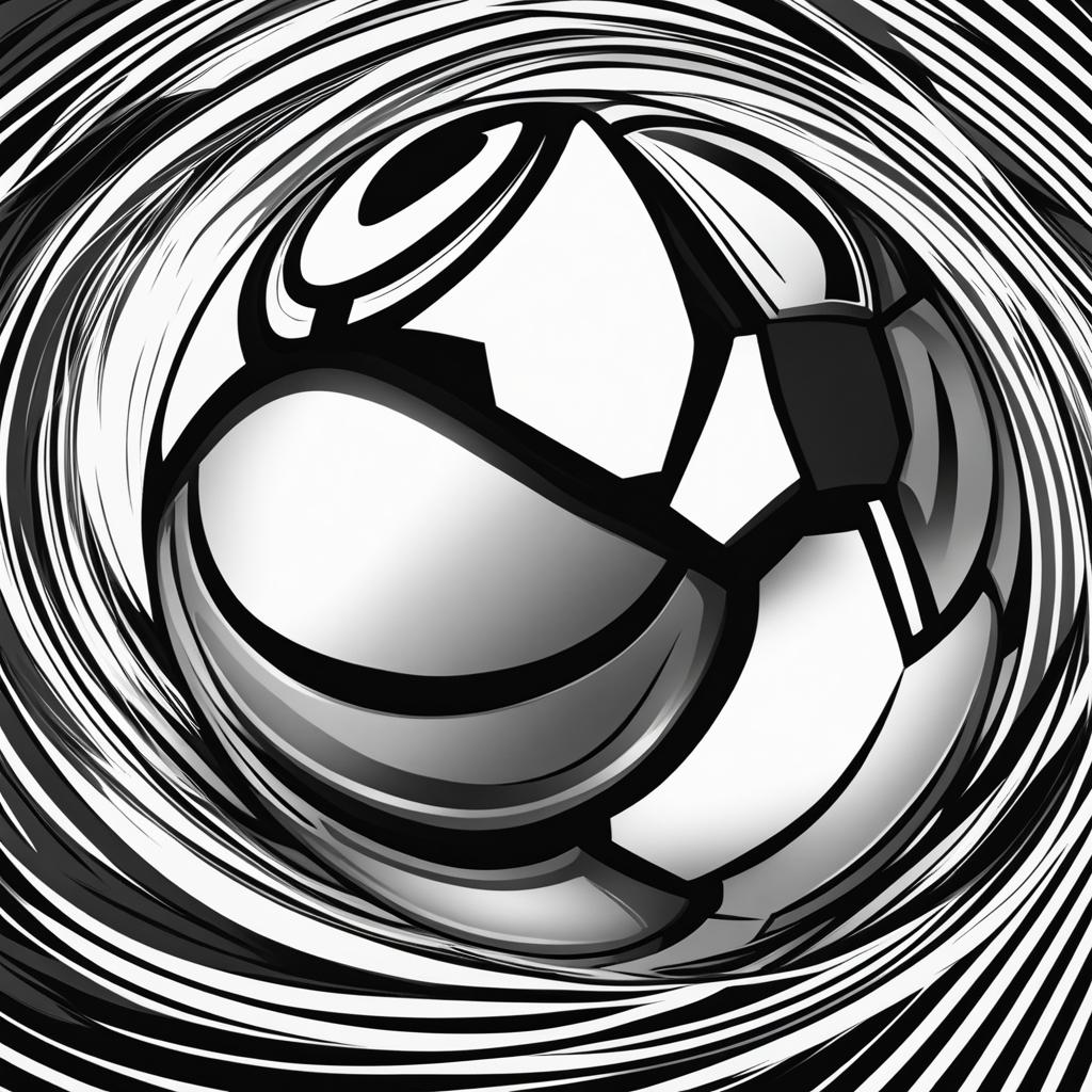 ball clipart black and white 