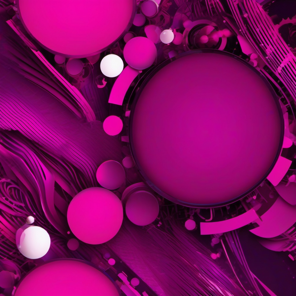 Hot Pink Wallpaper - Cyber Futuristic Fuchsia Art, Digital Expressive Colors  intricate patterns, splash art, wallpaper art