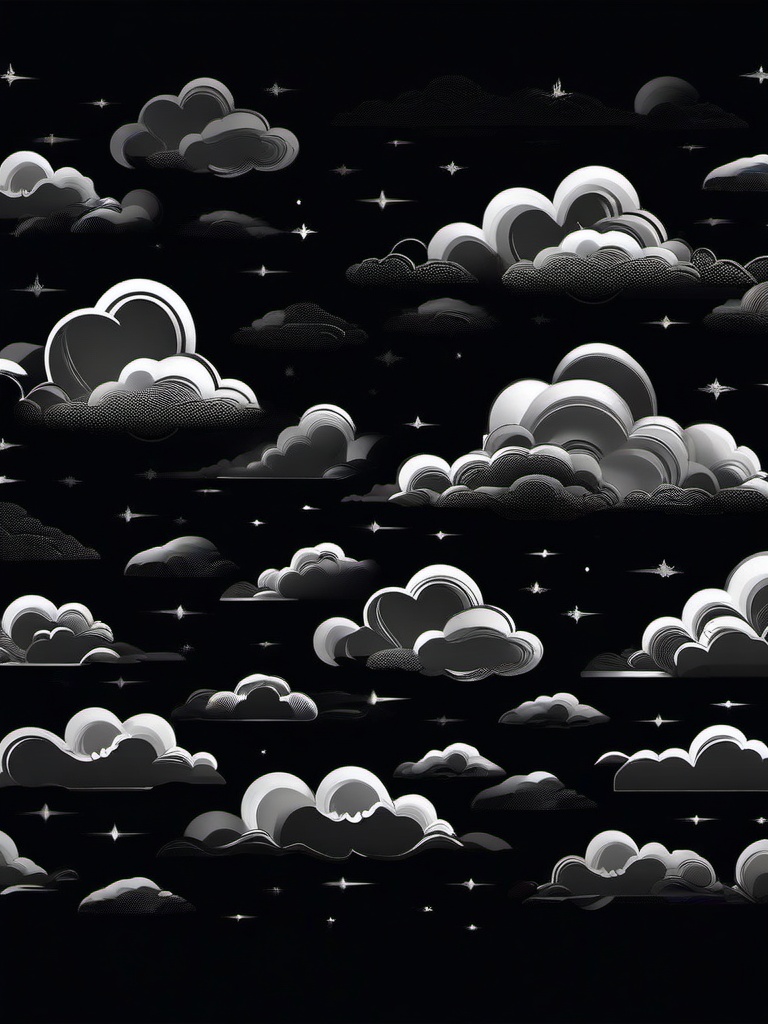 Clouds With Black Background  ,mobile iphone background wallpaper