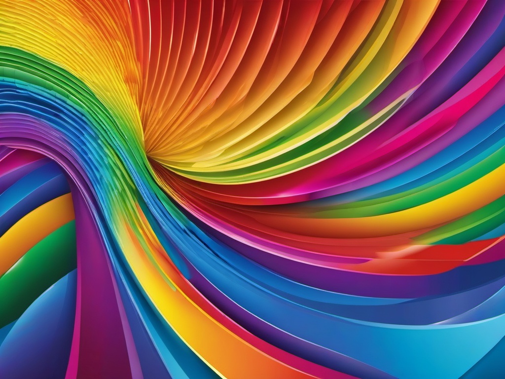 Rainbow Background Vector  