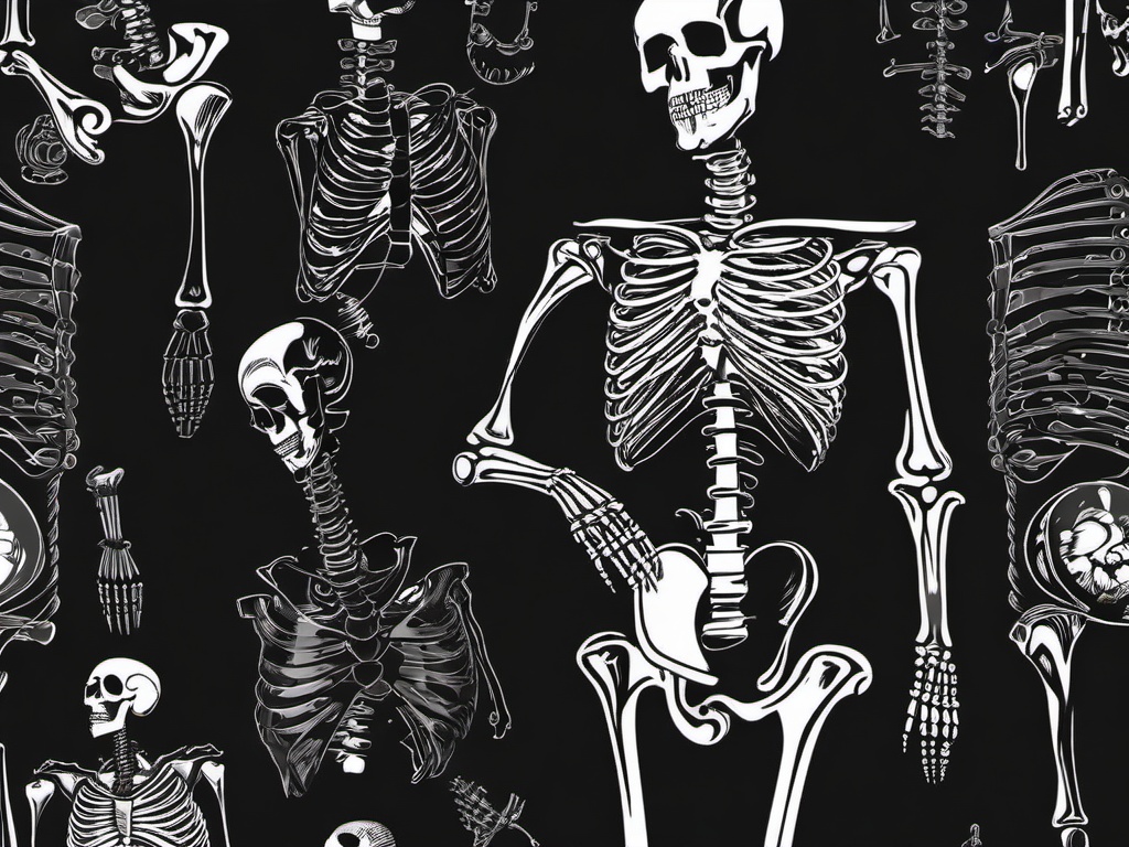 Skeleton Wallpaper Black  ,desktop background wallpaper