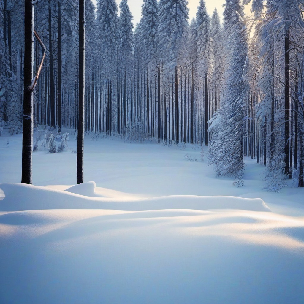 Forest Background Wallpaper - snow background forest  