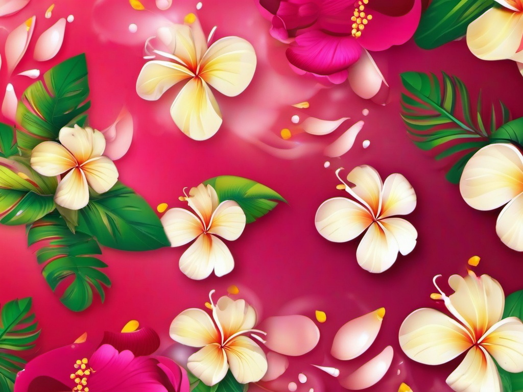 Flower Background Wallpaper - hawaiian flower background  