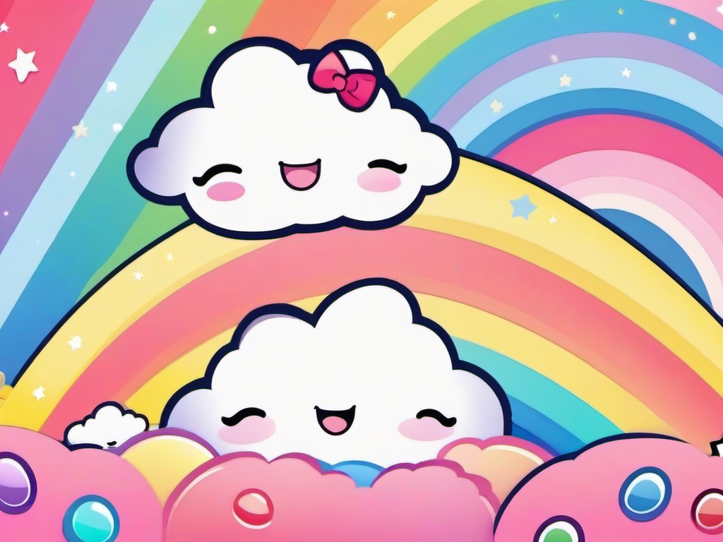 Kawaii Rainbow Wallpaper  