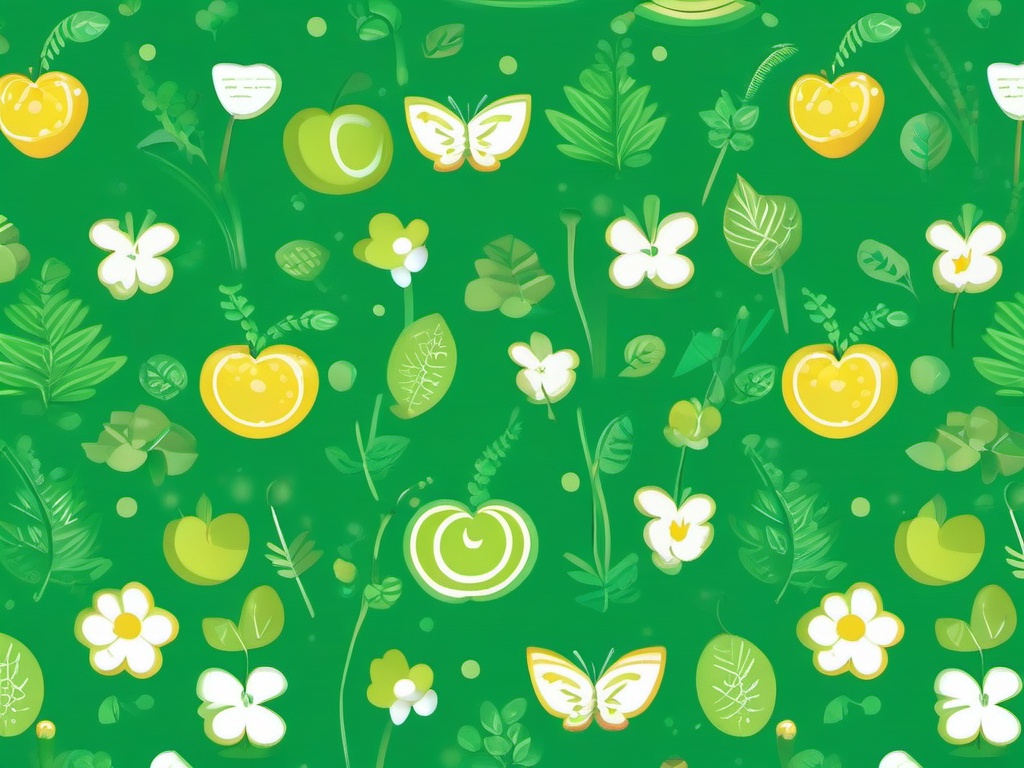 Green Cute Wallpaper - Refreshing green with cute designs  ,desktop background wallpaper