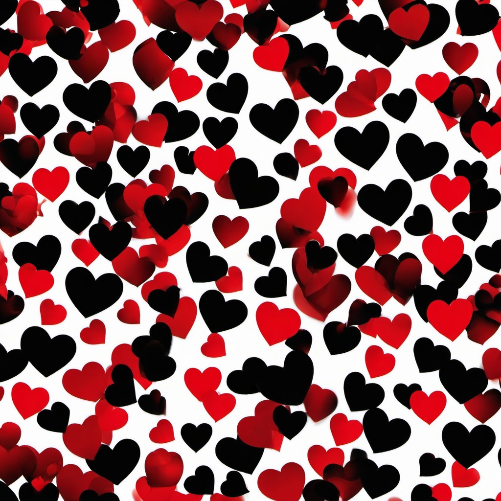 Red Background Wallpaper - black and red heart wallpaper  