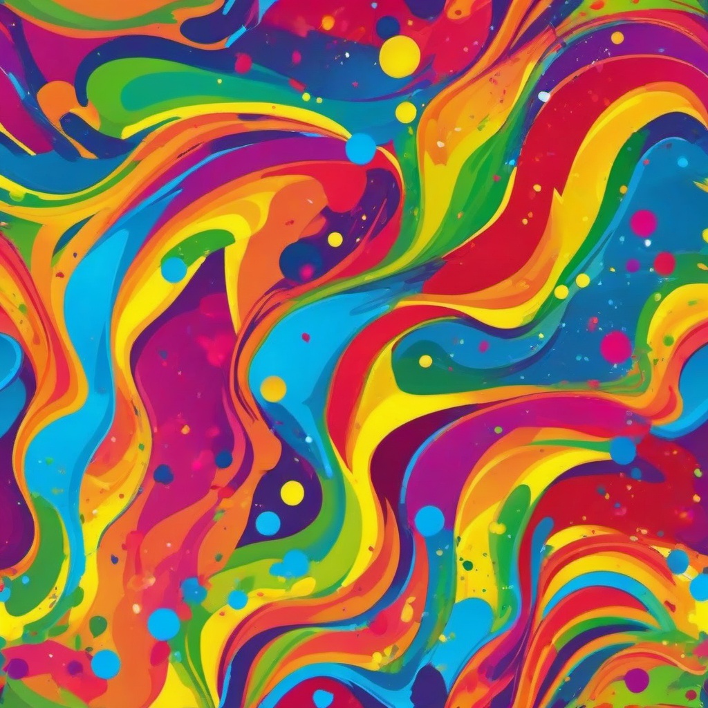 Splash Background - rainbow splatter paint background  