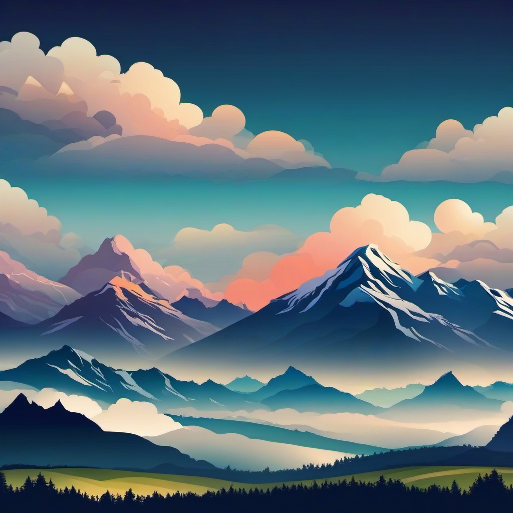 Mountain Background Wallpaper - mountain clouds background  