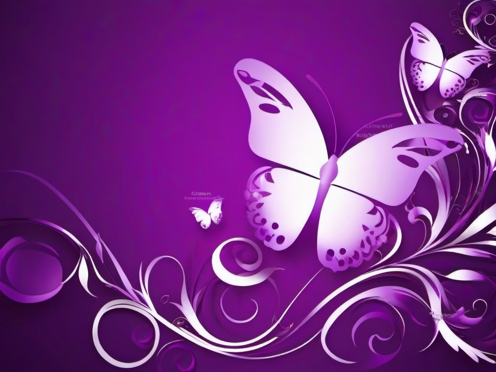 Butterfly Purple Wallpapers-Purple wallpaper with butterfly motifs  background wallpaper