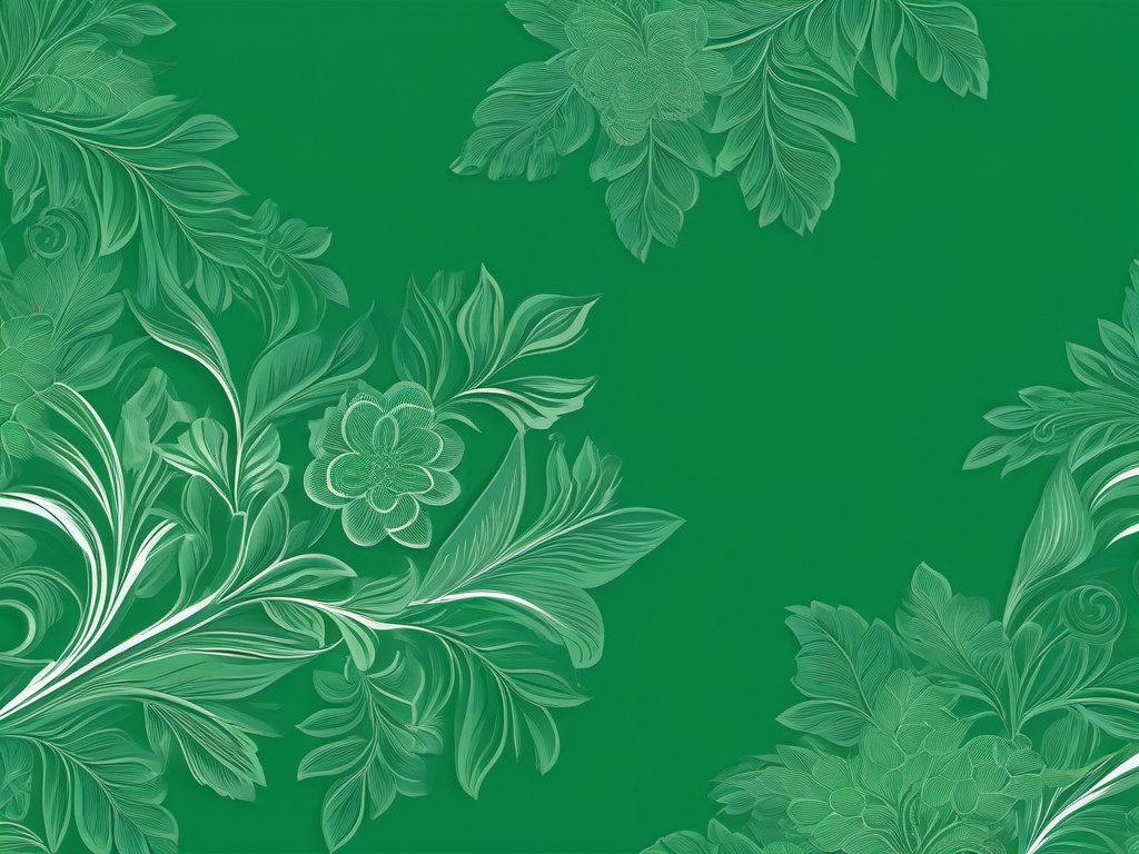 Background Flower Green - Green background with delicate floral accents.  background wallpaper