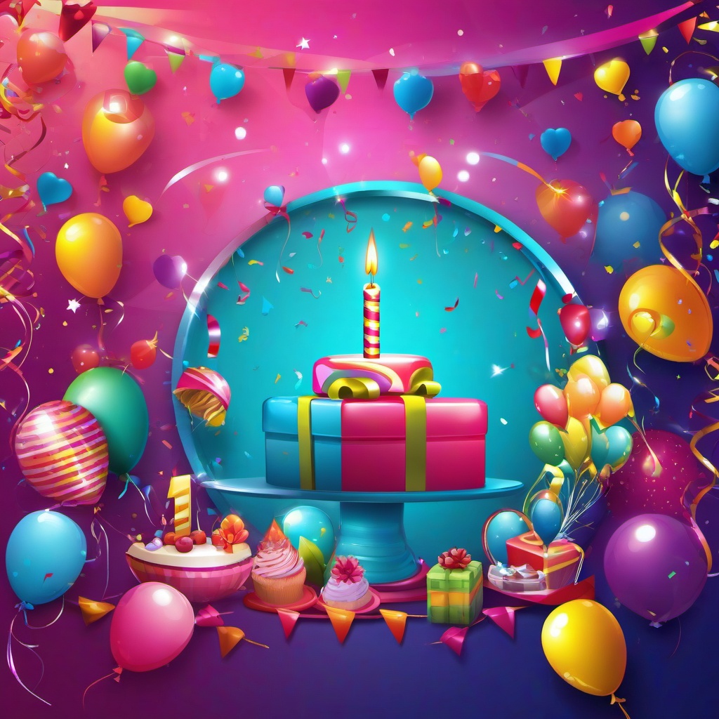 Party Background Wallpaper - virtual birthday background  