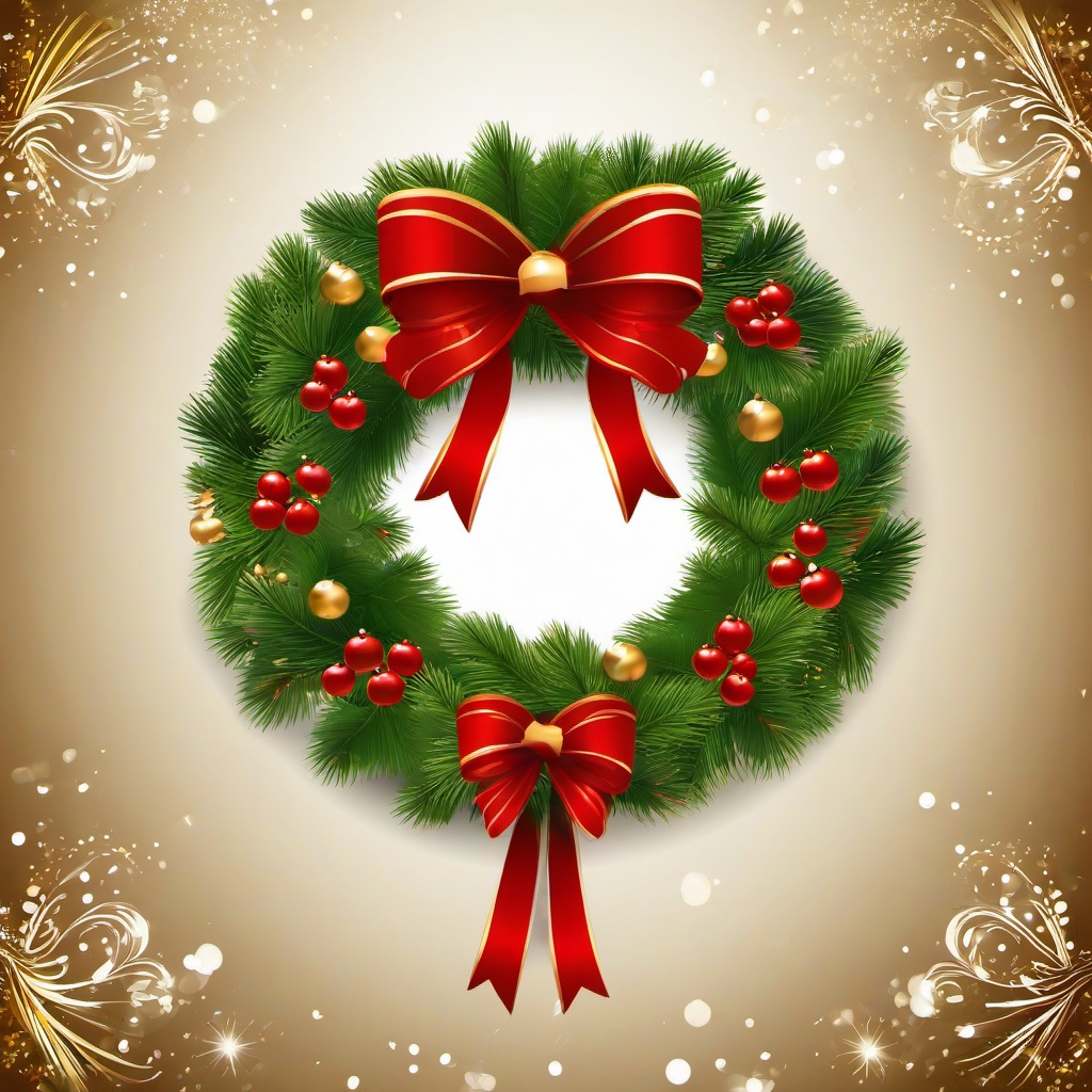 Christmas Background Wallpaper - christmas wreath clipart transparent background  