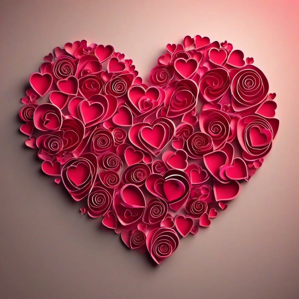 Heart Background Wallpaper - paper heart background  