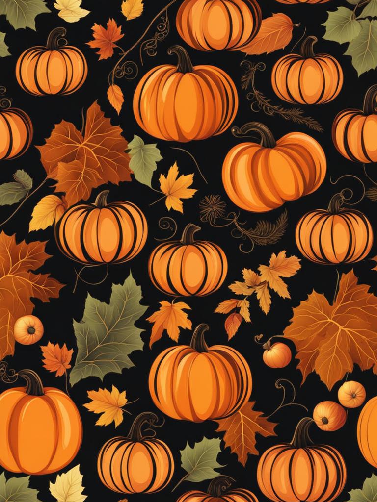 pumpkin clipart transparent background - symbolizing the fall season. 