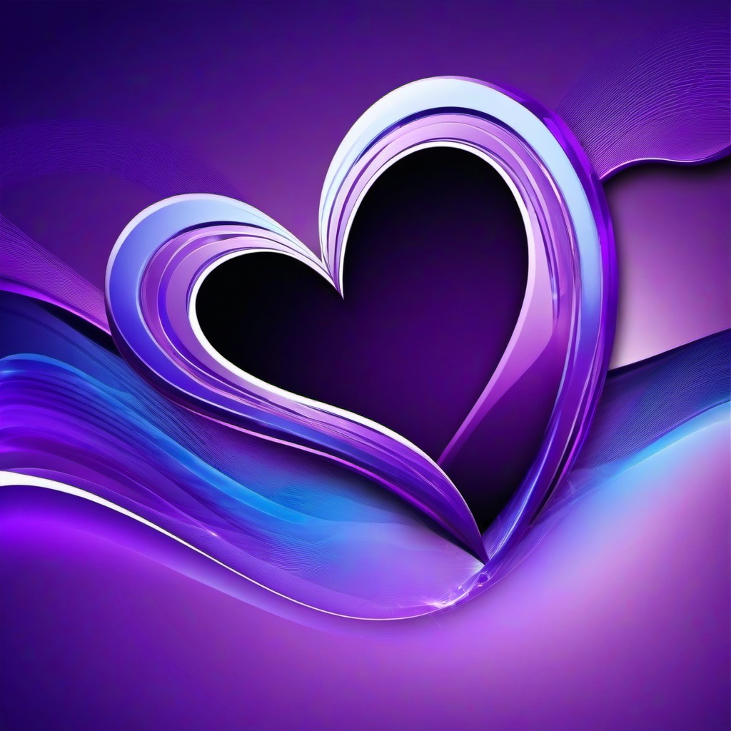 Purple Background Wallpaper - blue and purple heart wallpaper  