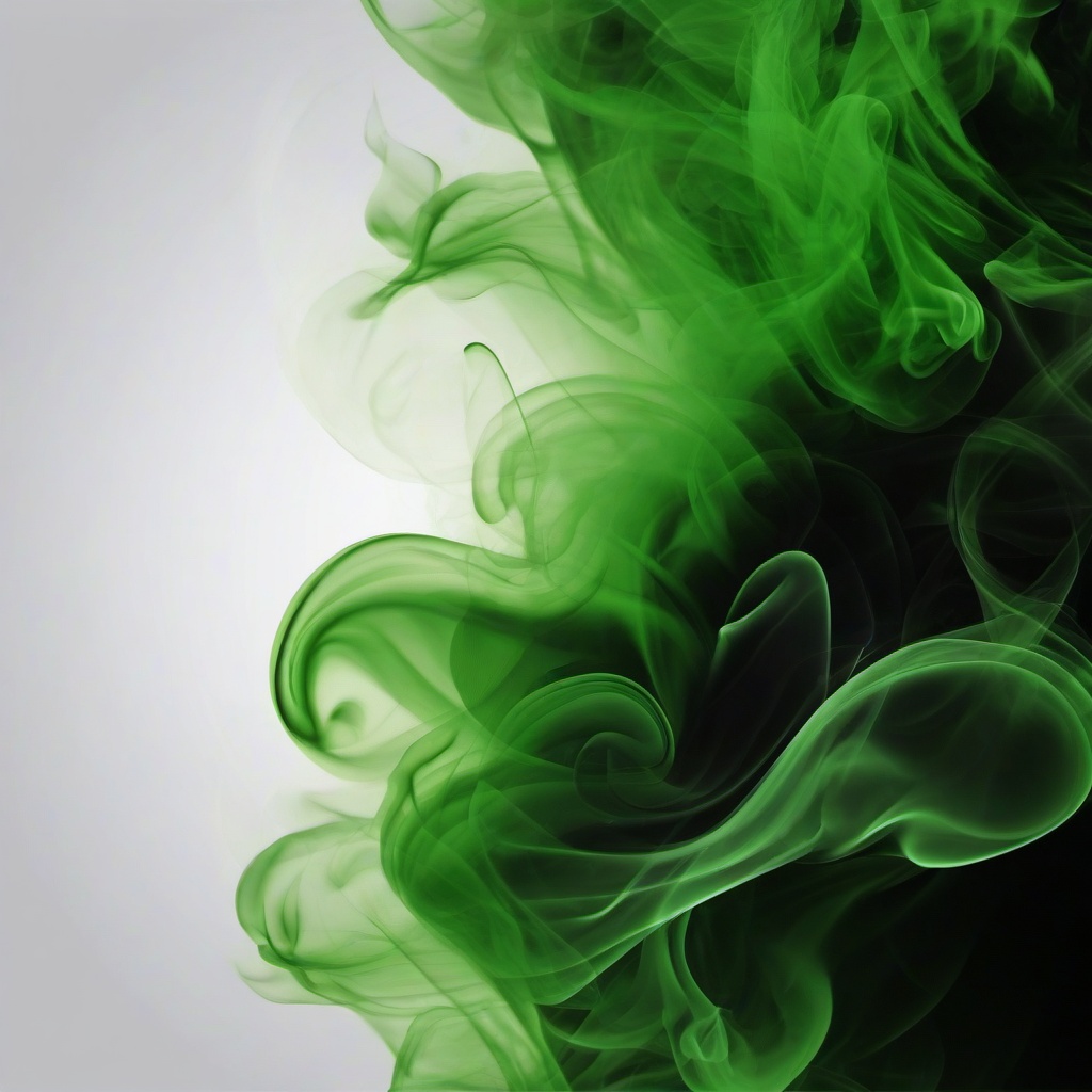 Smoke Background - green and black smoke background  