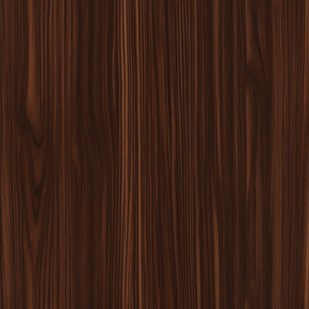 Rosewood featuring a warm, deep brown hue and an exotic, polished surface top view, product photoshoot realistic background, hyper detail, high resolution