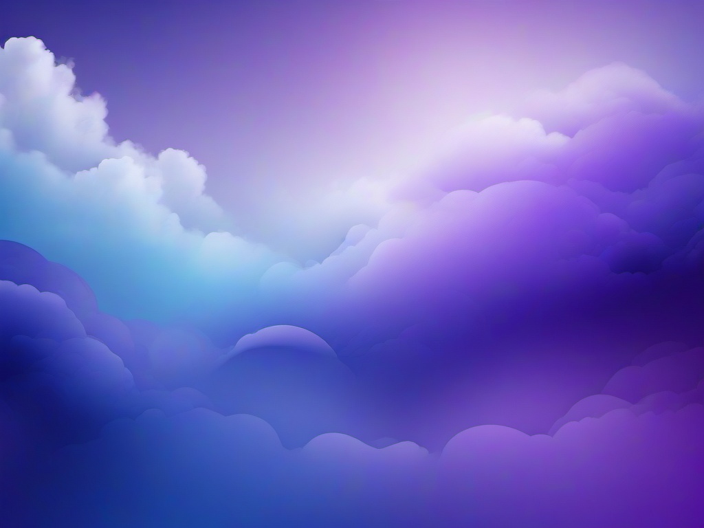 Blue Purple Wallpaper-Soft blend of blue and purple with misty edges and abstract clouds  background wallpaper